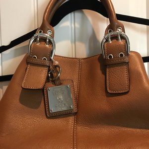 Leather satchel